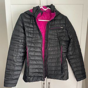 Spyder BLACK down puffy jacket